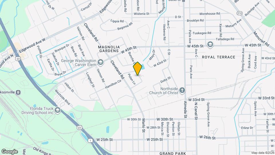 5226 Bunche Dr Map and Location Details