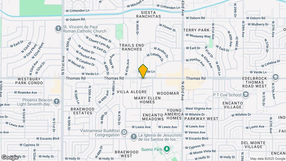 2847 N 46th Ave Map and Location Details