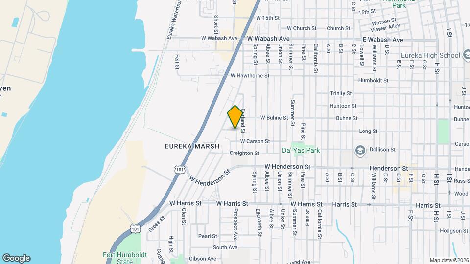 723 W Long St Map and Location Details