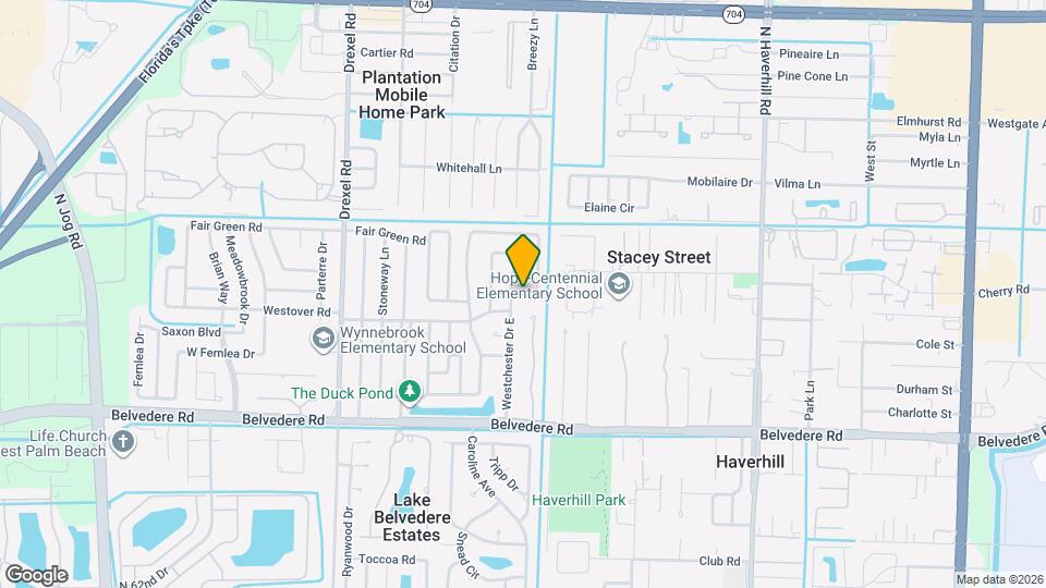 1286 Woodcrest Rd S Map and Location Details