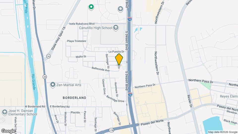 6560 Westfield Dr Map and Location Details
