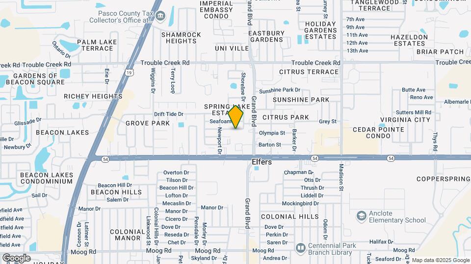 5420 Reef Dr Map and Location Details