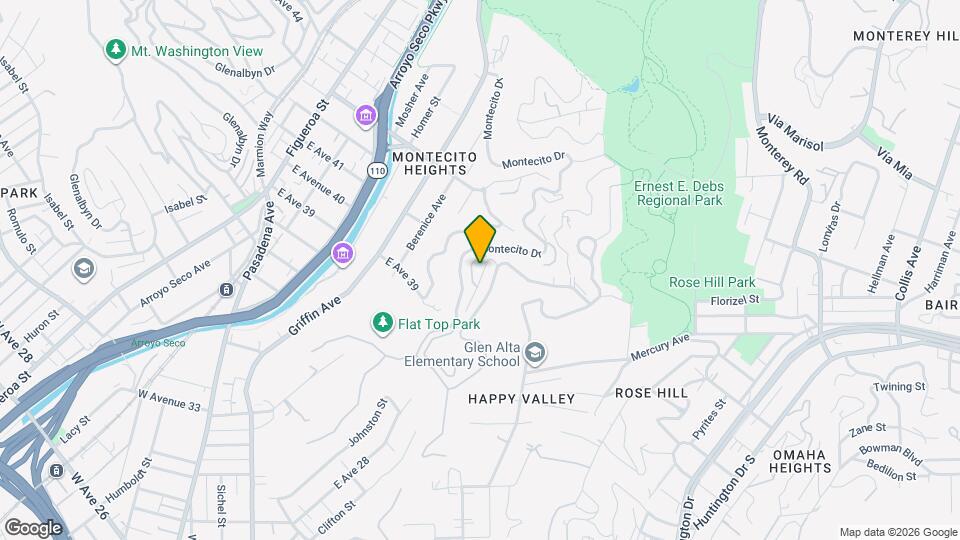 1125 Pagoda Pl Map and Location Details