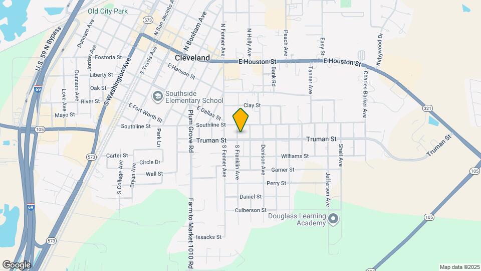 707 S Franklin Ave Map and Location Details