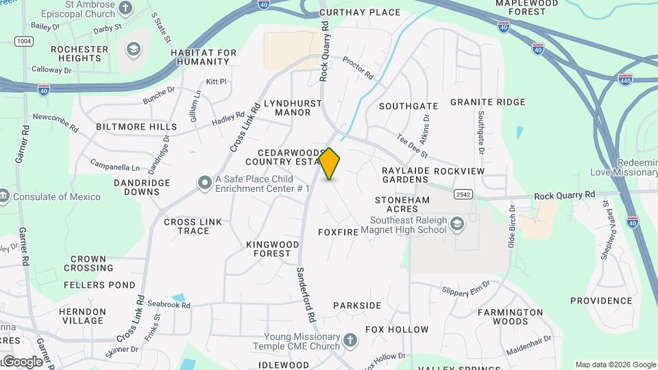 2212 Foxtrot Rd Map and Location Details