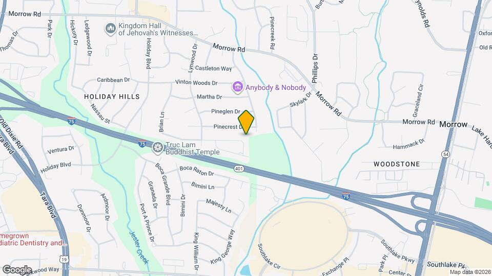 1036 Brian Ln Map and Location Details