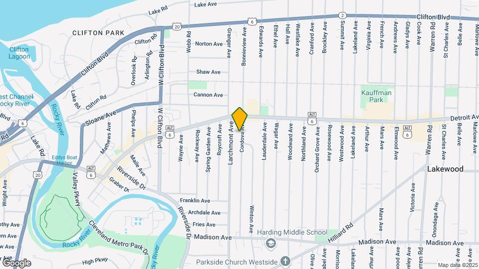 1442 Cordova Ave Mapa y Detalles de la Ubicación
