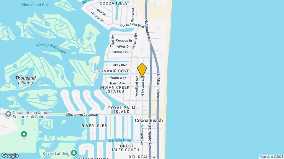 242 N Brevard Ave Map and Location Details