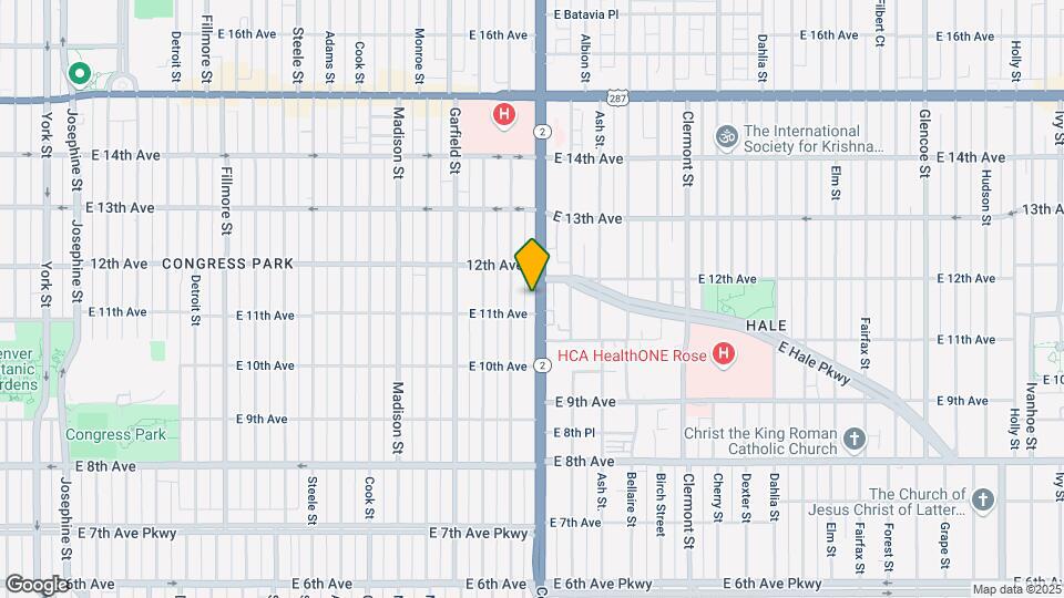 1115 Colorado Blvd Map and Location Details
