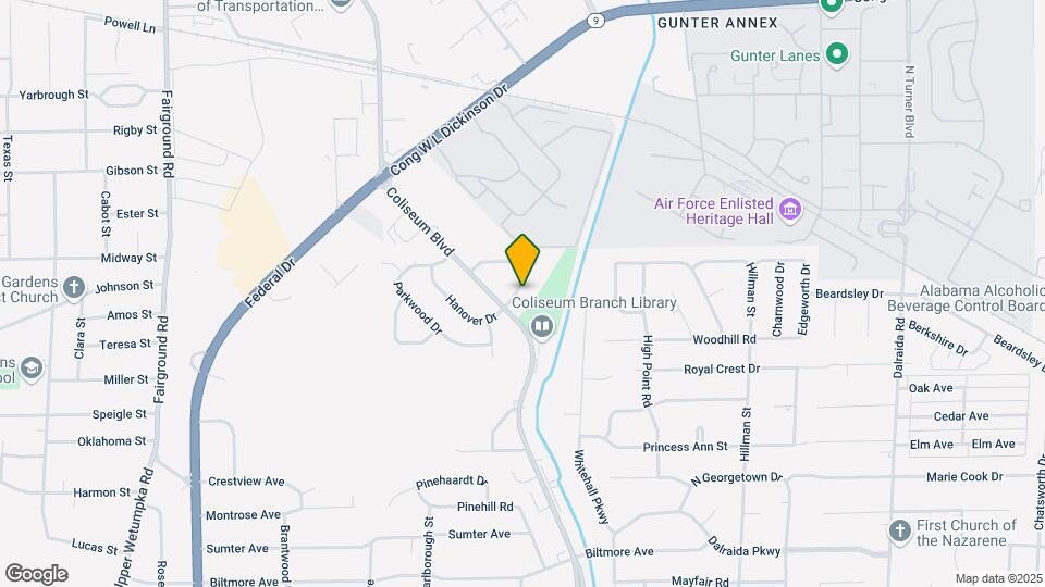 912 Grenada Dr Map and Location Details