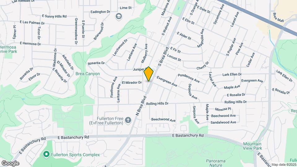 2941 Brea Blvd Mapa y Detalles de la Ubicación