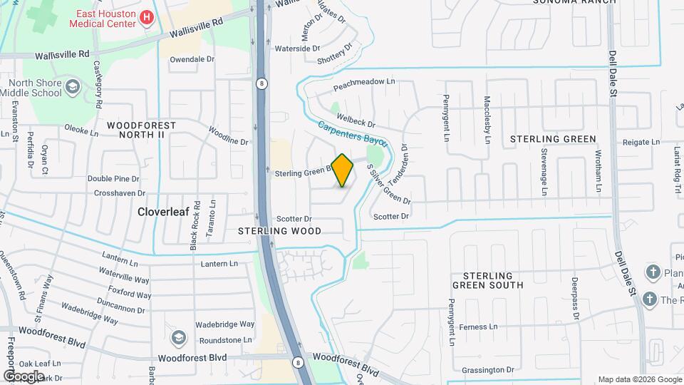 14855 Easingwold Dr Mapa y Detalles de la Ubicación