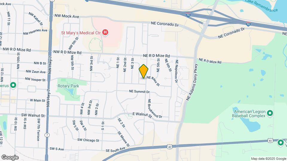 509 NE Sunnyside School Rd Mapa y Detalles de la Ubicación