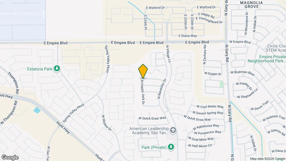 2653 W Sunset Way Map and Location Details