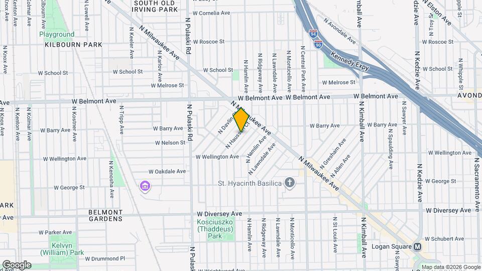 3071 N Haussen Ct, Unit 1R Map and Location Details