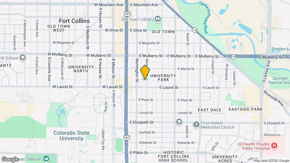 637 Mathews St Map and Location Details