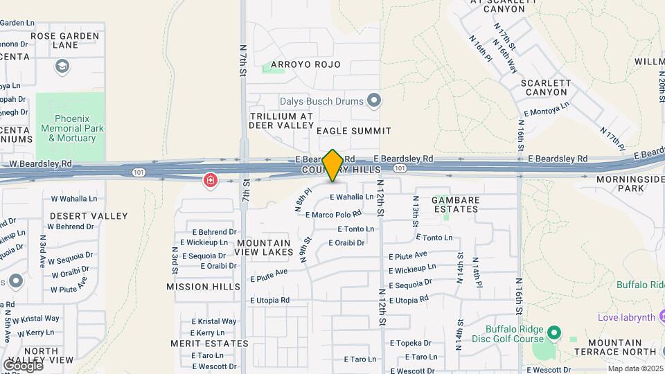 927 E Escuda Dr Map and Location Details