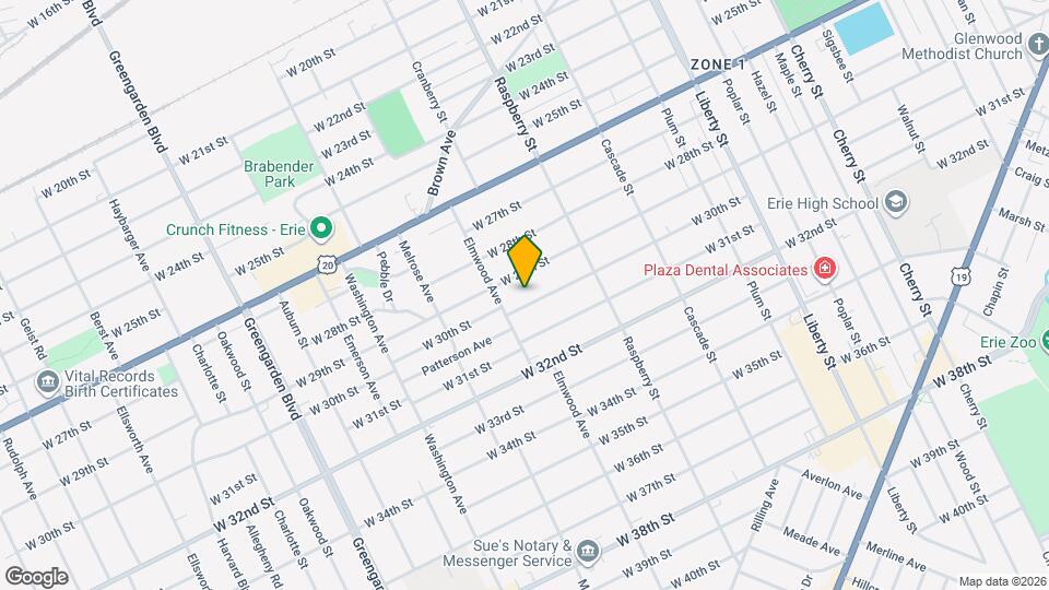 1210 W 30th St Mapa y Detalles de la Ubicación