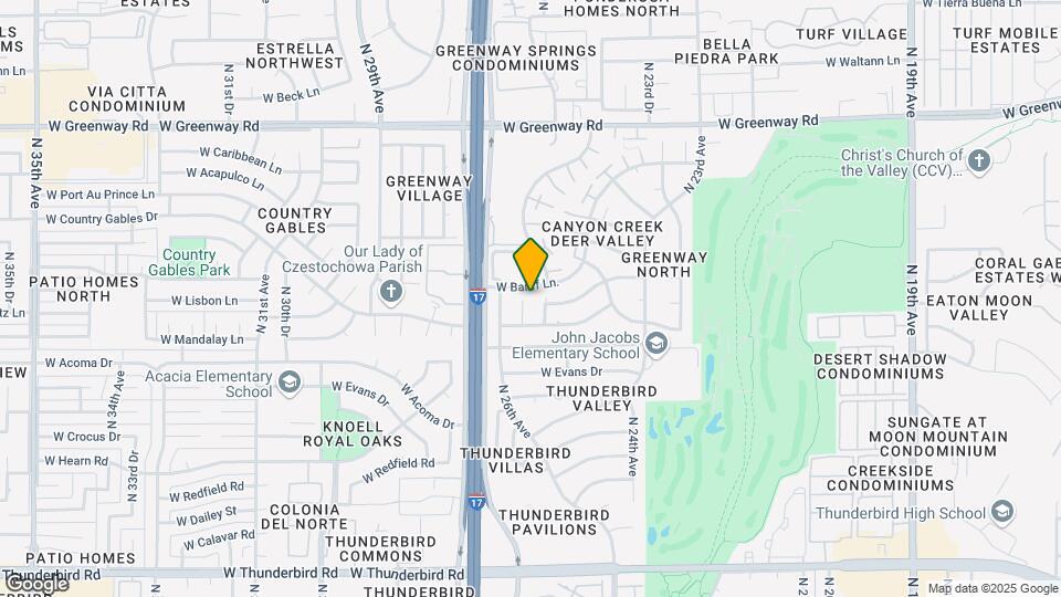 14643 N 25th Dr Map and Location Details