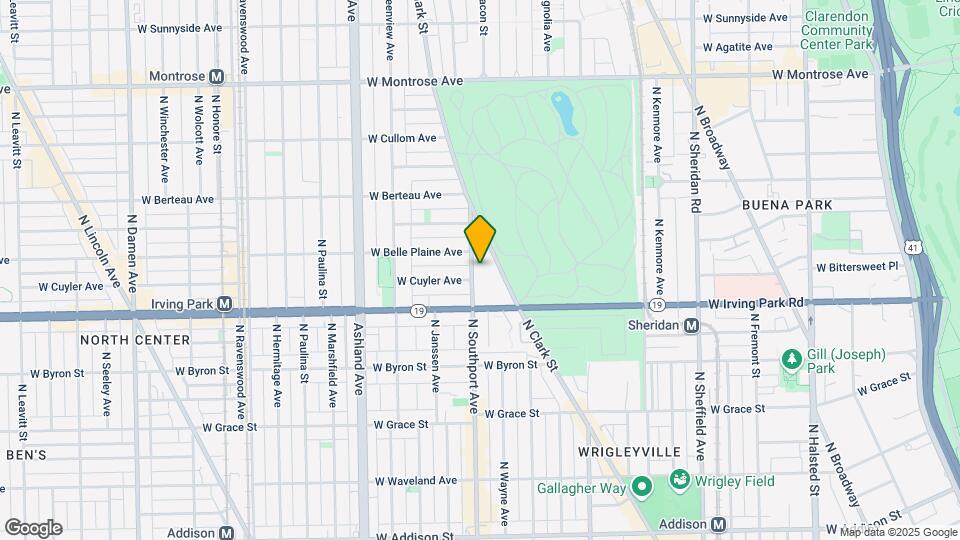 4039 N Southport Ave, Unit G Mapa y Detalles de la Ubicación