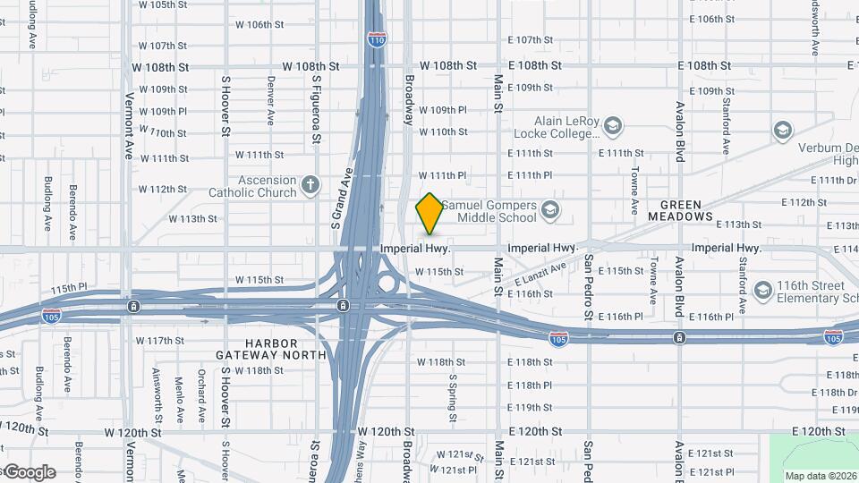 233 W Imperial Hwy Map and Location Details