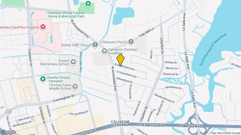 12 N Greenfield Ave Mapa y Detalles de la Ubicación