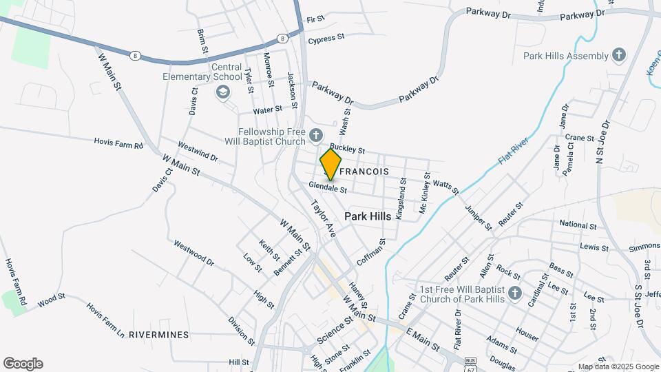 500 Glendale St Mapa y Detalles de la Ubicación