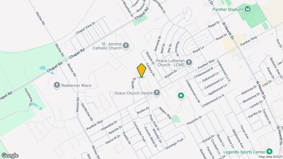 10005 Amber Cir Map and Location Details