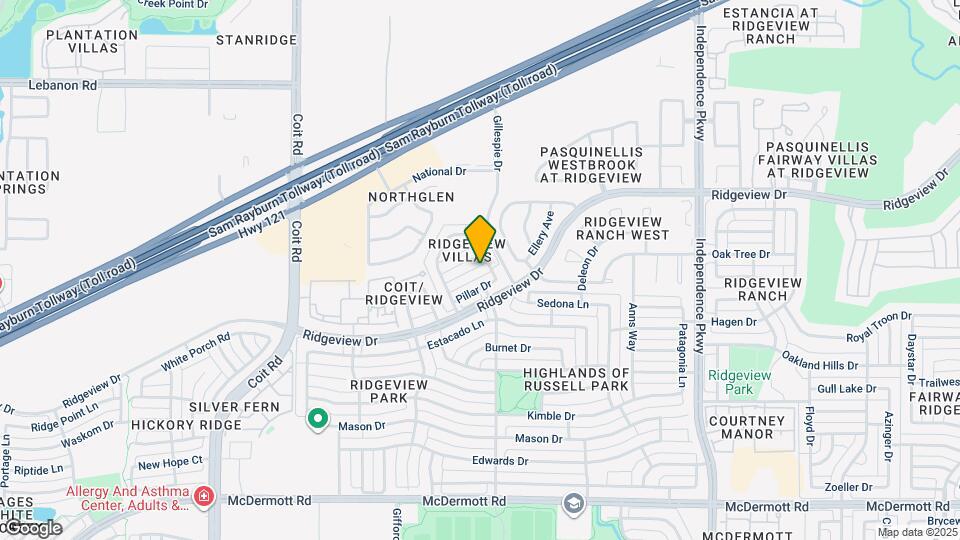 3408 Porter Creek Dr Map and Location Details