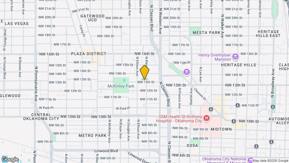 1213 NW 13th St Map and Location Details