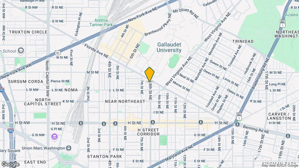 1124 8th St NE Map and Location Details