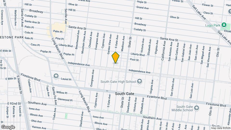 8464 S Gate Ave Map and Location Details