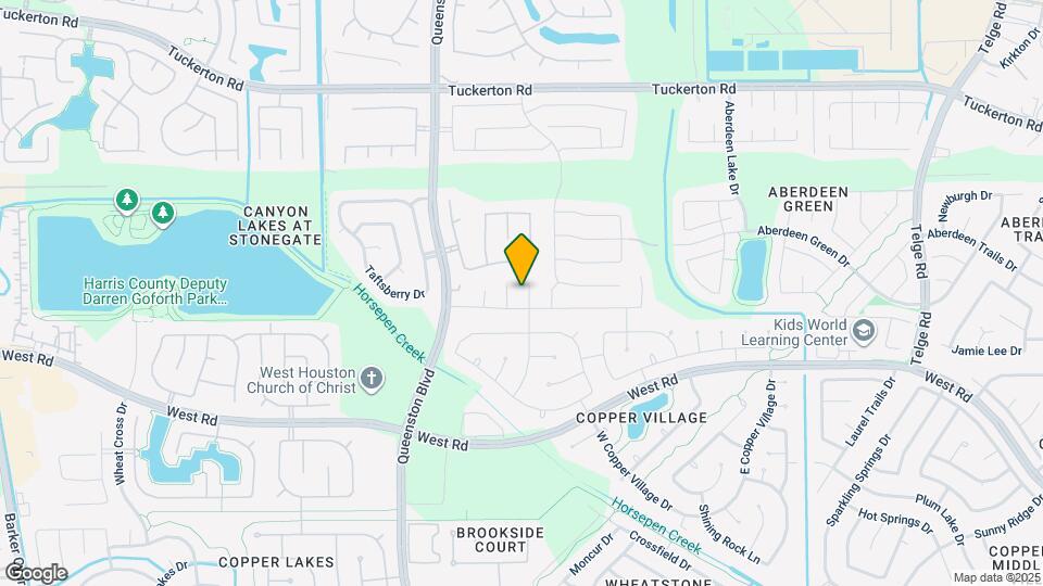 9215 Birch Springs Dr Map and Location Details