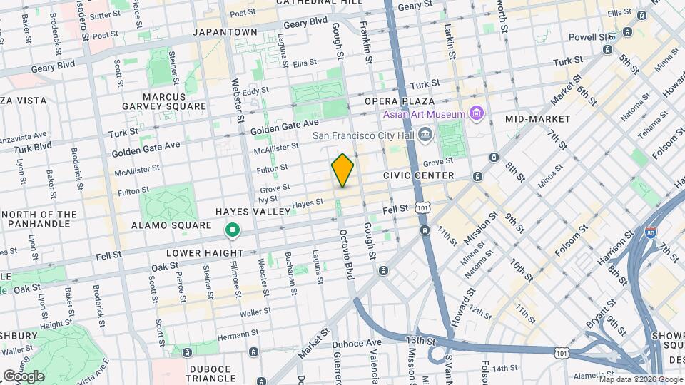 381 Ivy St Map and Location Details