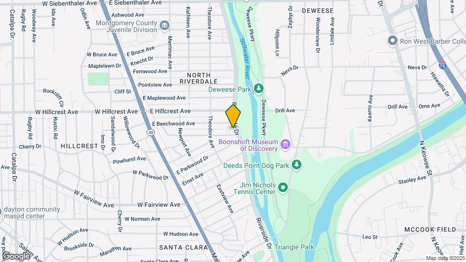 2605 Riverside Dr Mapa y Detalles de la Ubicación