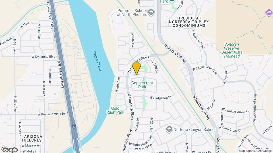 2432 W Blue Sky Dr Map and Location Details