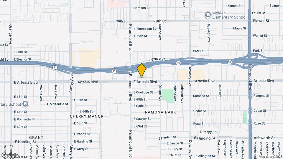 2925 E Artesia Blvd Mapa y Detalles de la Ubicación