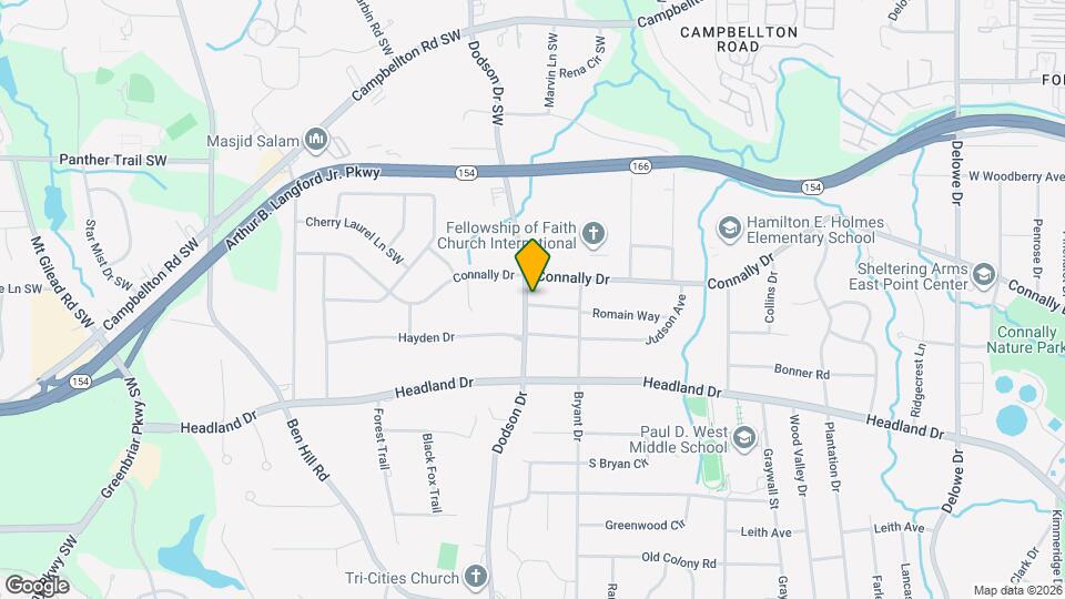 2262 Dodson Dr Mapa y Detalles de la Ubicación