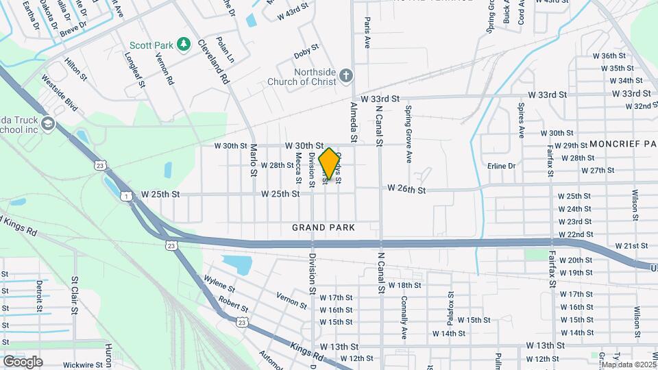 3517 Penton St Map and Location Details