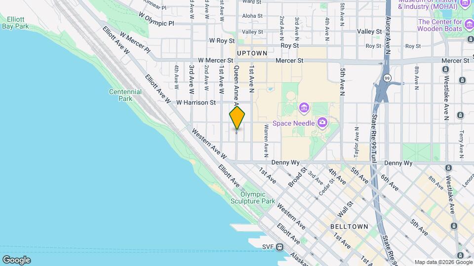 229 Queen Anne Apartment North Map and Location Details