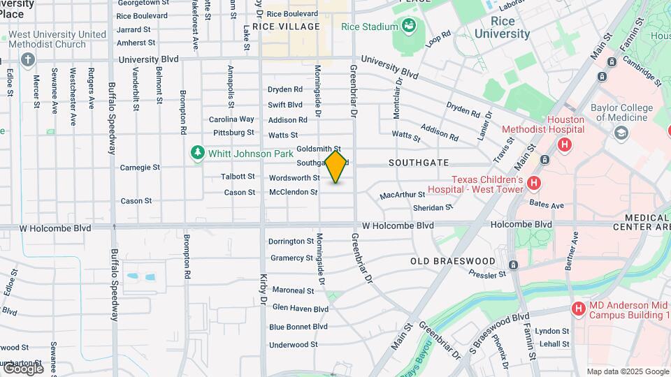 2328 McClendon St Map and Location Details