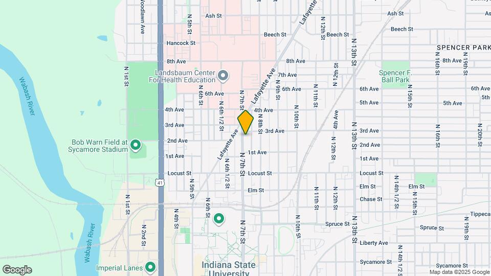1033 N 7th St Map and Location Details