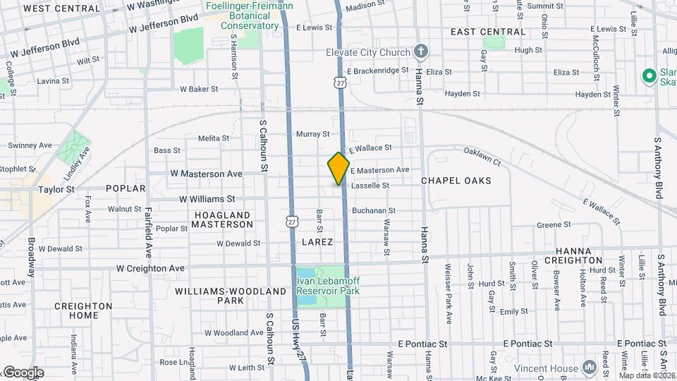 1930 Lafayette St Map and Location Details