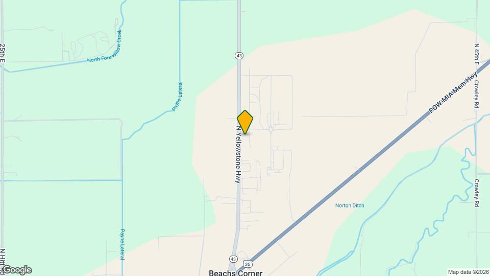 5961 N Silver Fox Rd Map and Location Details