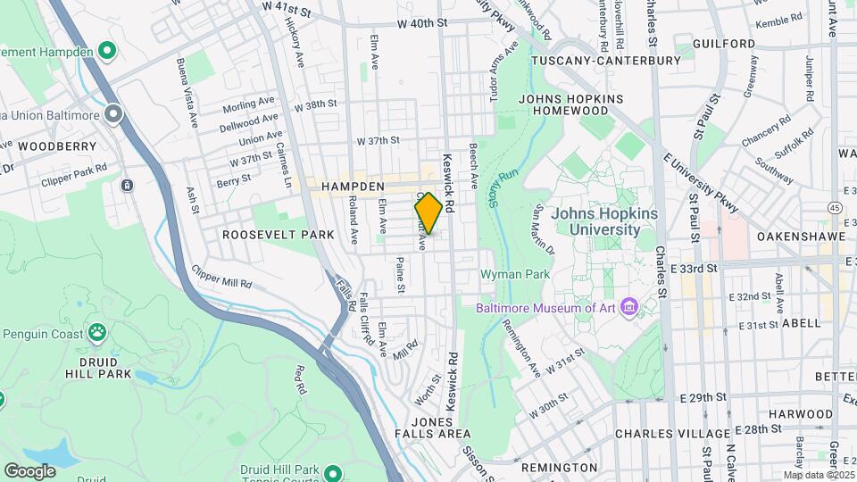 3419 Chestnut Ave Map and Location Details