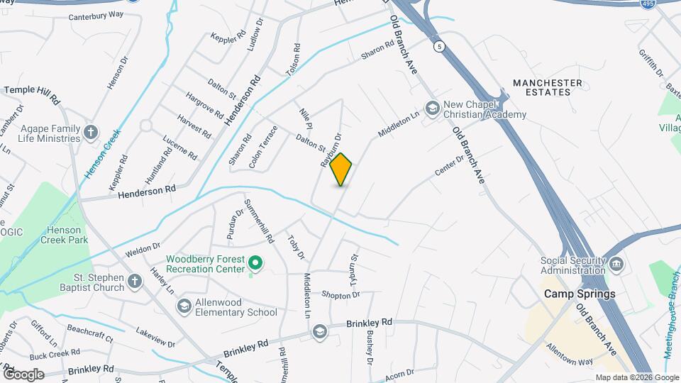 5901 Middleton Ln Map and Location Details