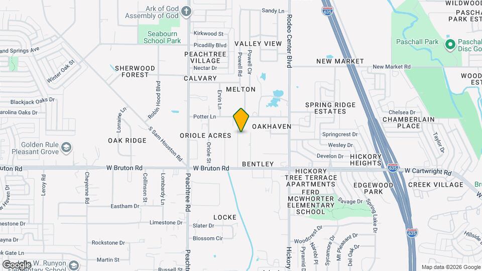 1312 Melton Ln Map and Location Details