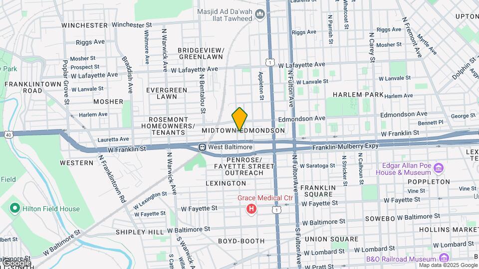 511 N Pulaski St Map and Location Details