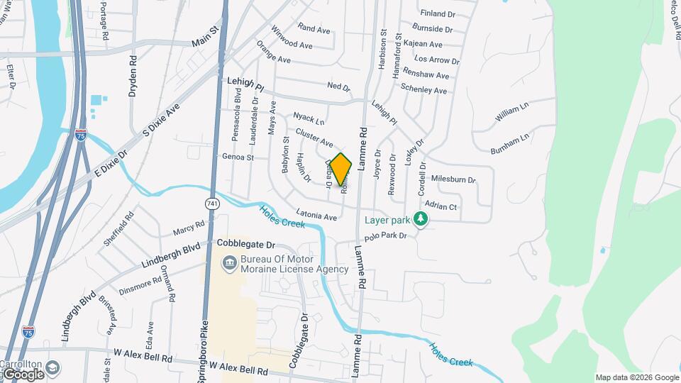 4795 Rolling St Map and Location Details