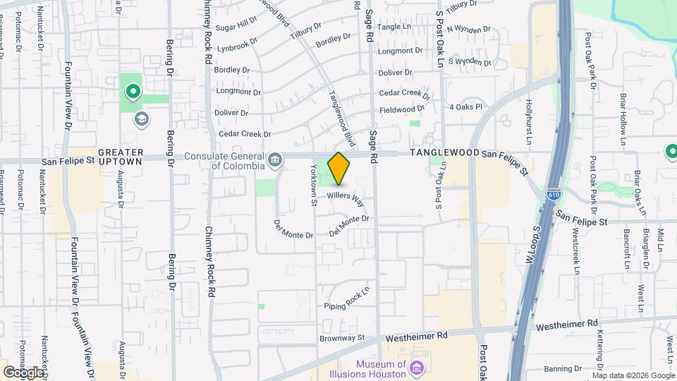 5402 Willers Way Map and Location Details